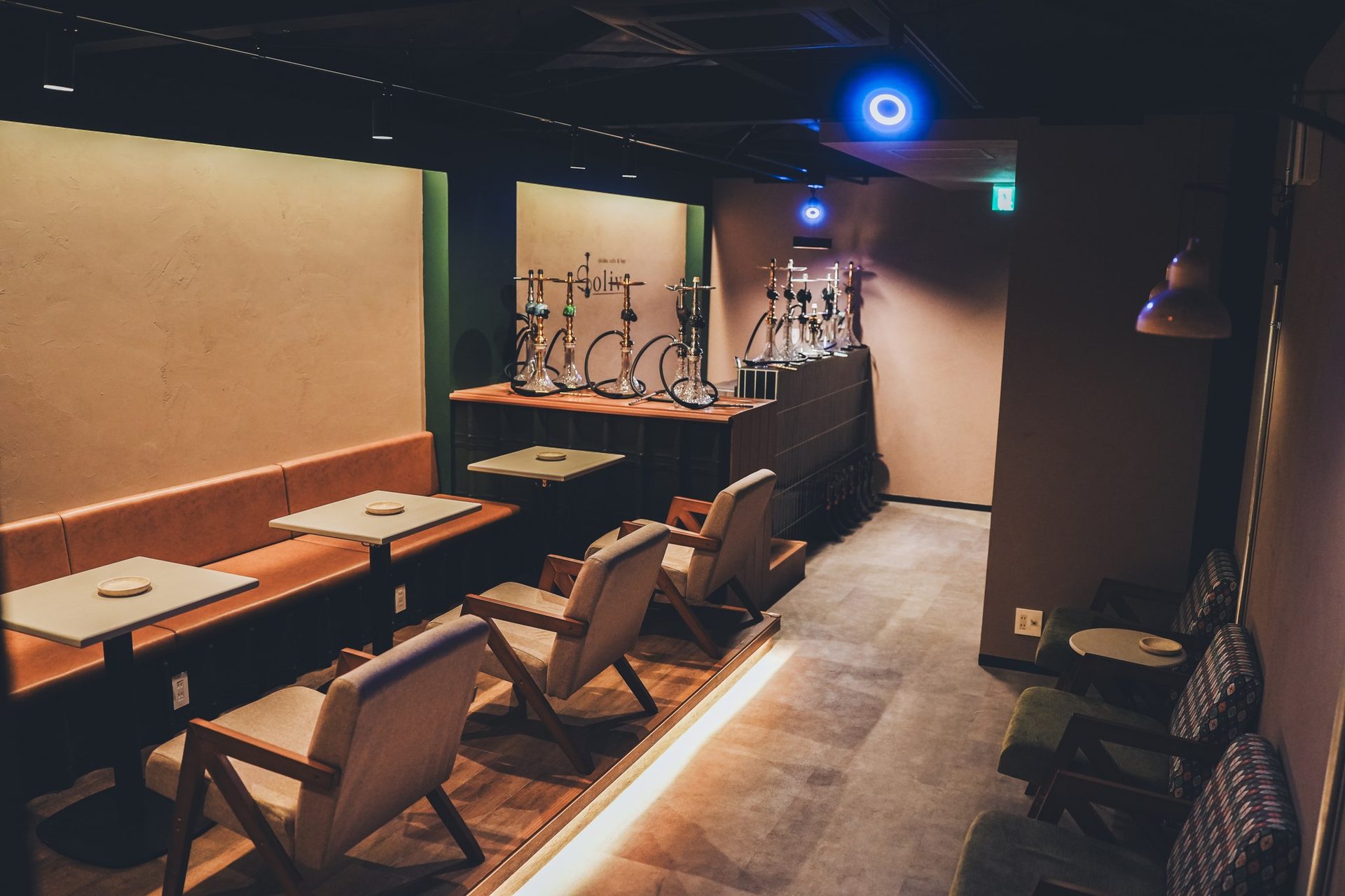 シーシャカフェ Olive の店内